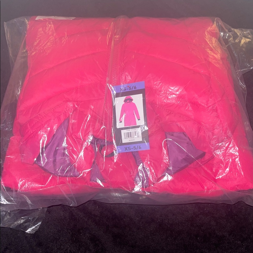 Women's Pink Puffer Jacket